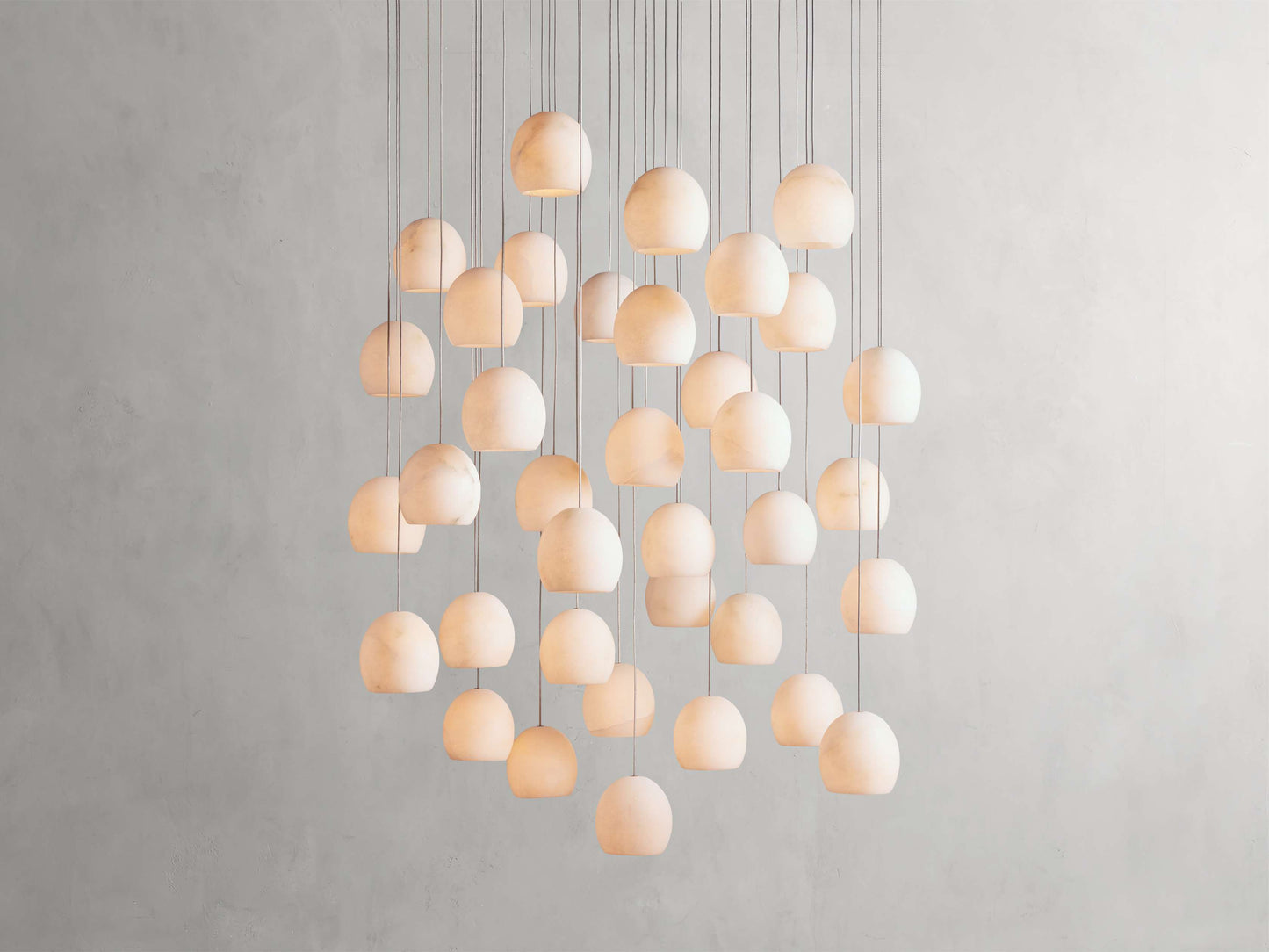 Alabaster Maeva Round Chandelier