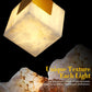 Cube Alabaster Square Pendant Lights
