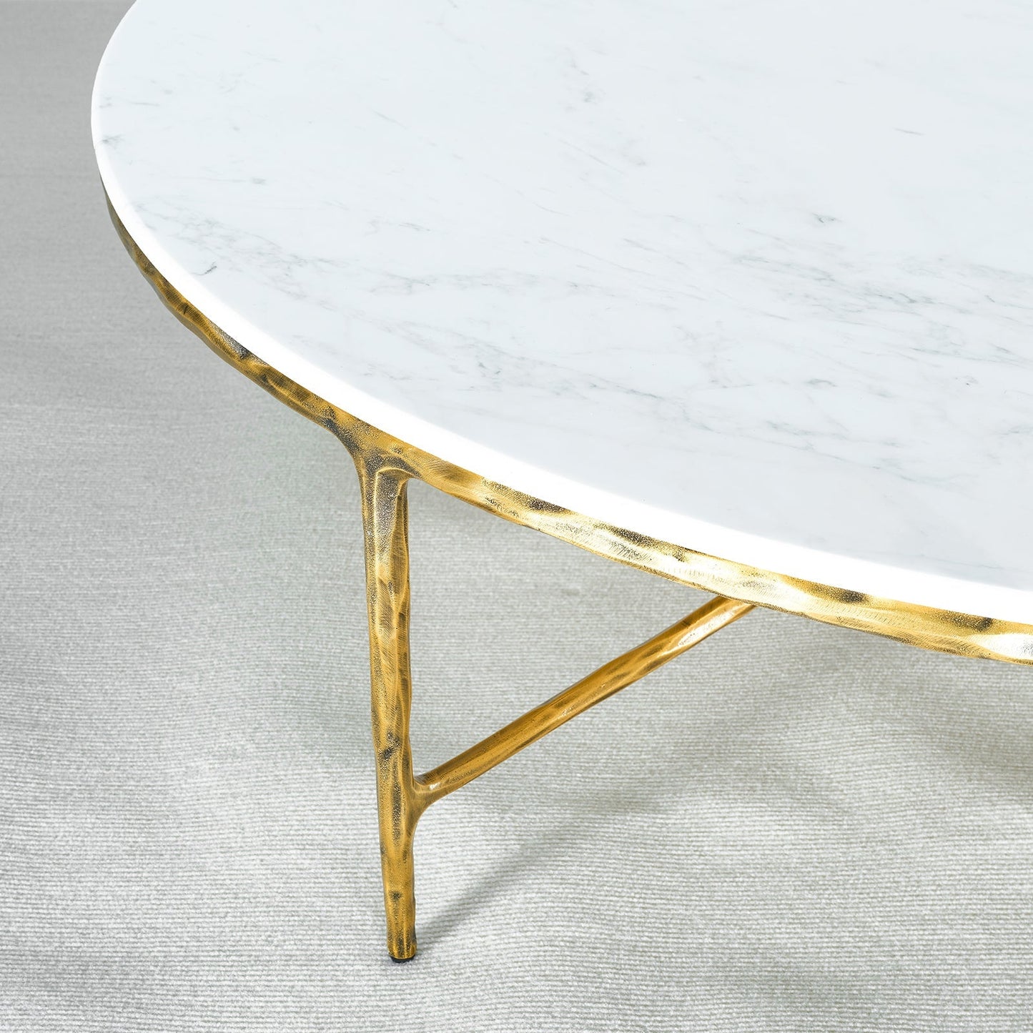 Thaddeus Marble Round Coffee Table 36" 55"