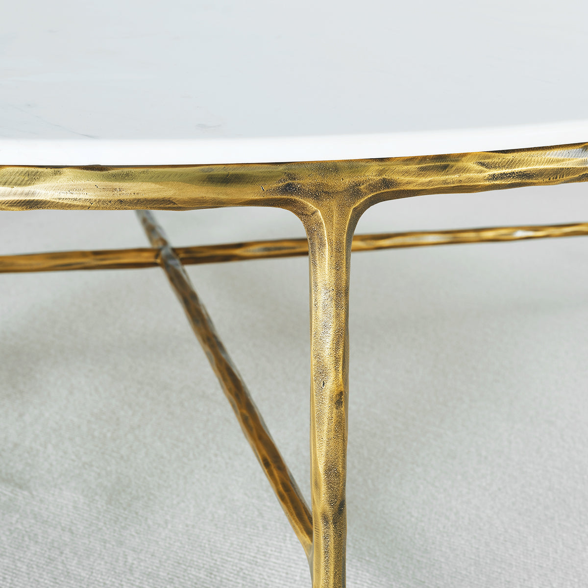 Thaddeus Marble Round Coffee Table 36" 55"