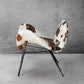 Thaddeus Milk Coffee Fur Lounge Chair