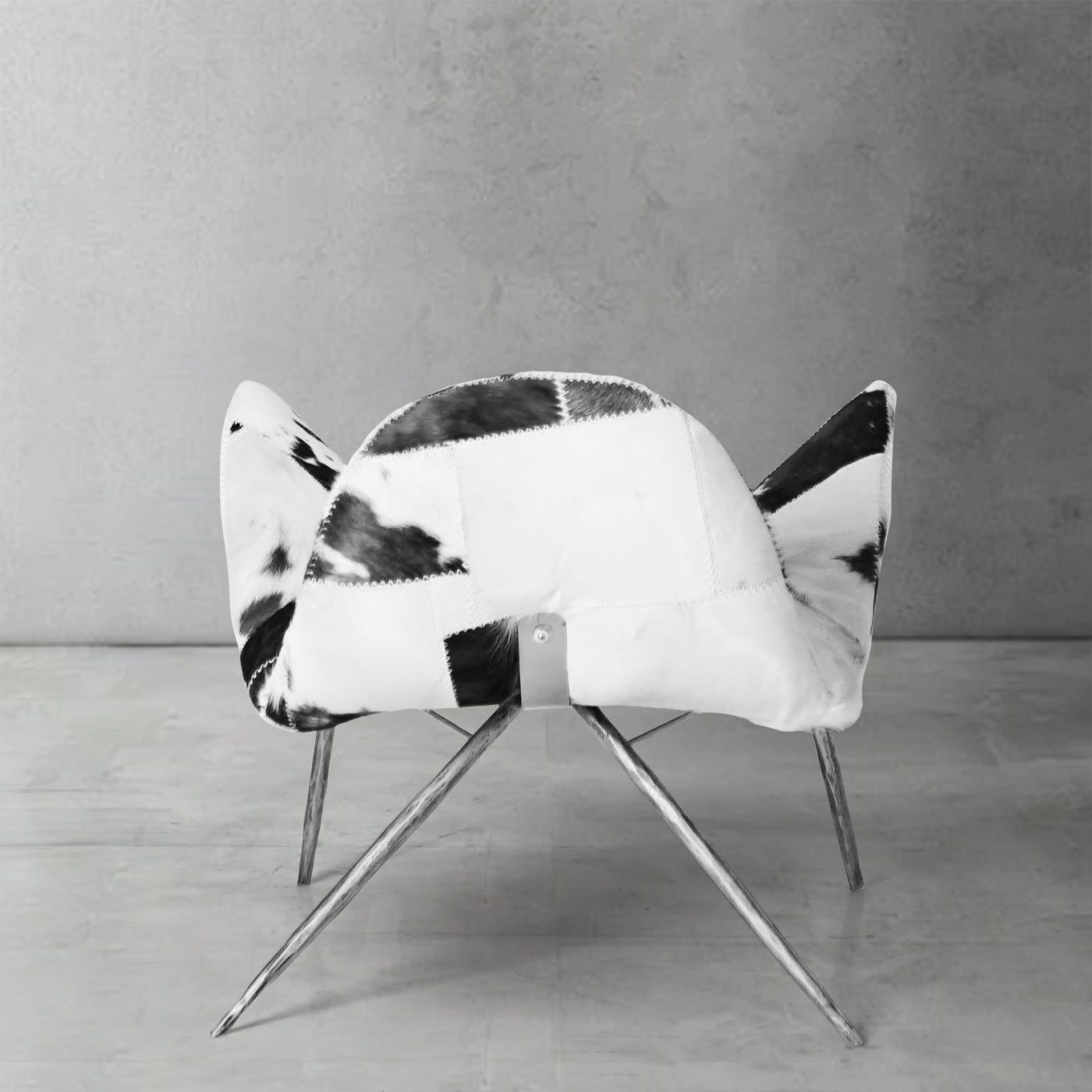 Thaddeus Milk Coffee Fur Lounge Chair