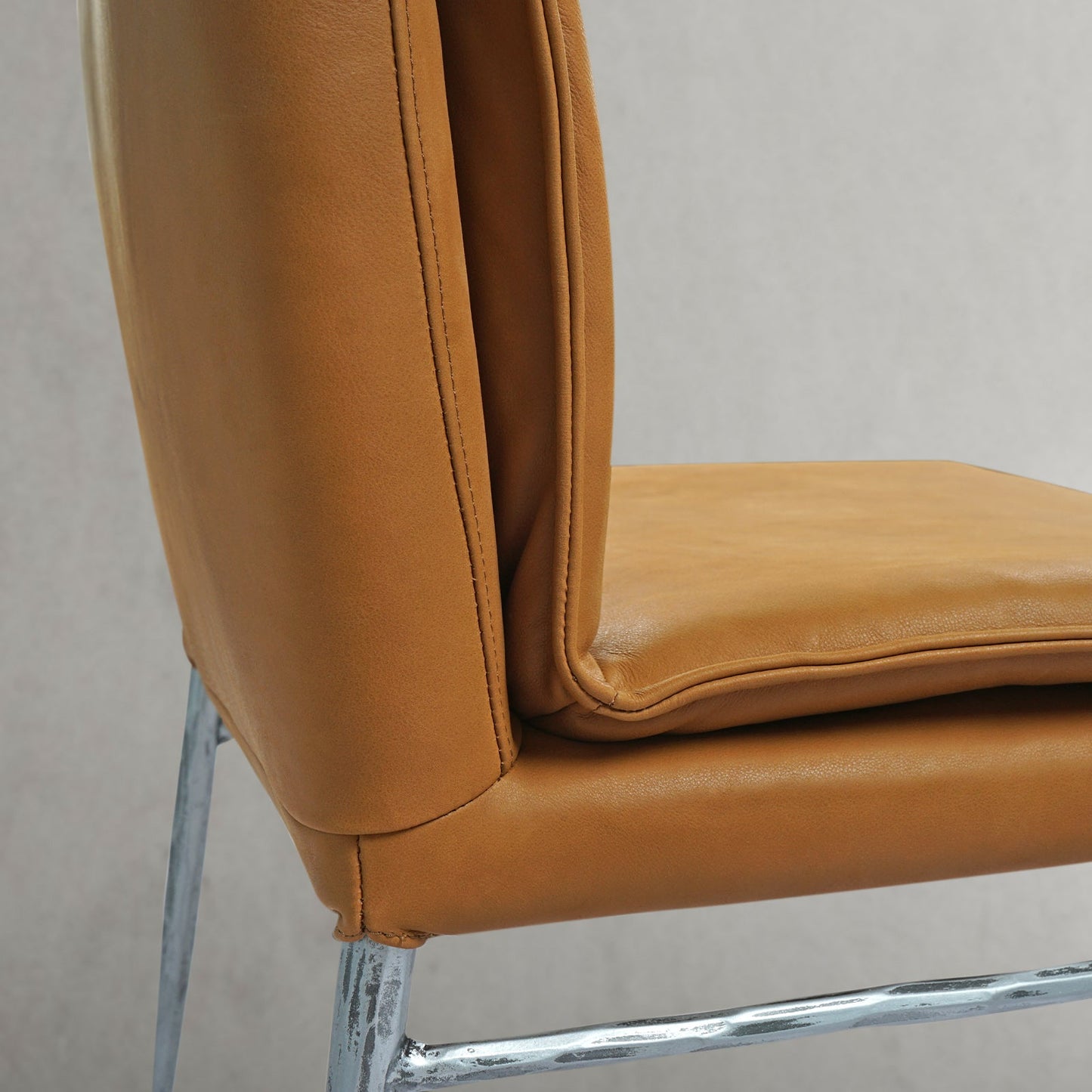 Thaddeus Vintage Leather Dining Chair