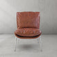 Thaddeus Vintage Leather Armrest Lounge Chair