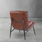 Thaddeus Vintage Leather Armrest Lounge Chair