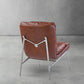 Thaddeus Vintage Leather Armrest Lounge Chair