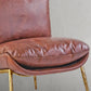 Thaddeus Vintage Leather Armrest Lounge Chair