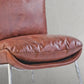 Thaddeus Vintage Leather Armrest Lounge Chair