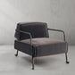 Thaddeus Gray Velvet Armchair
