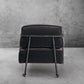 Thaddeus Gray Velvet Armchair