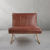 Thaddeus Vintage Leather Lounge Chair
