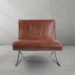 Thaddeus Vintage Leather Lounge Chair
