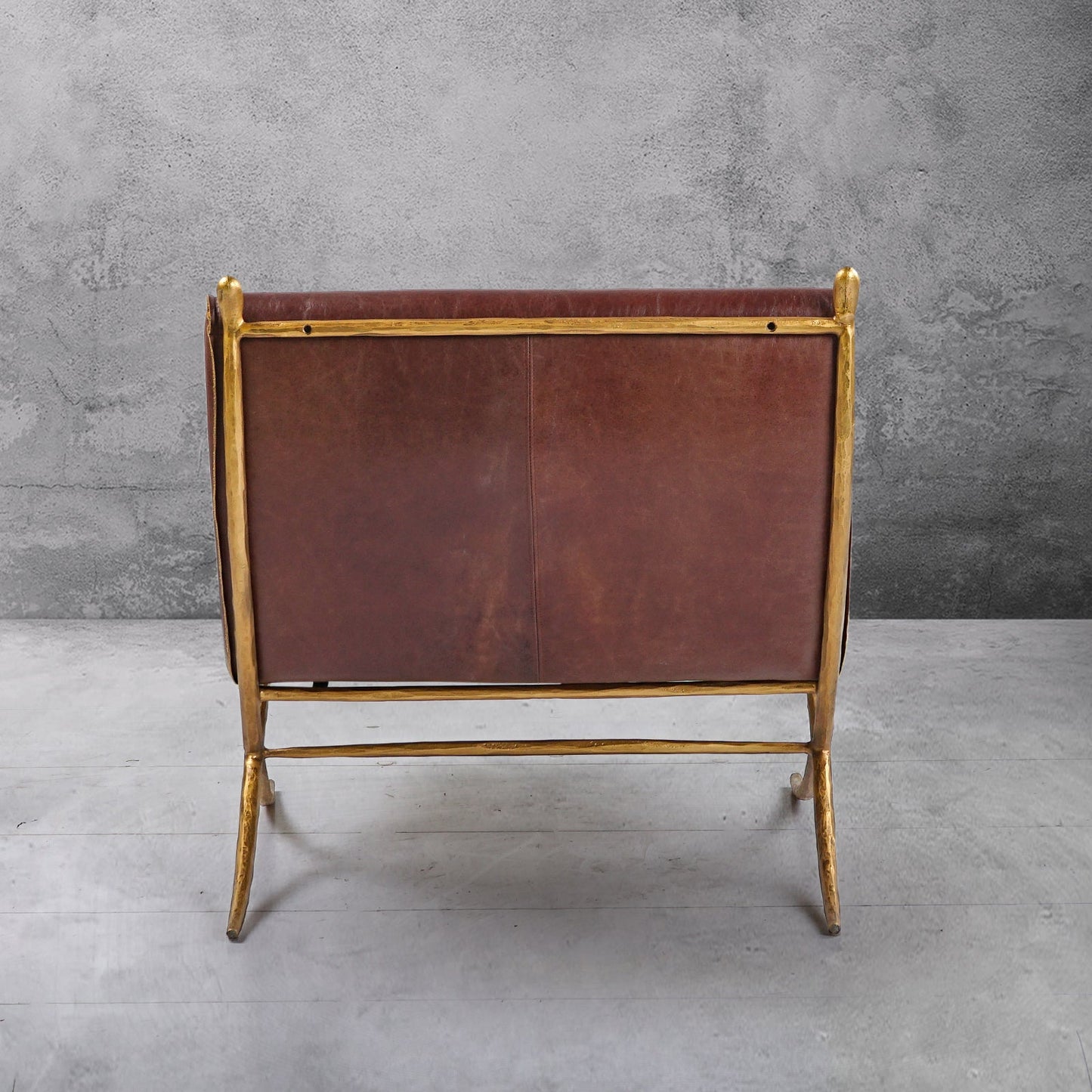 Thaddeus Vintage Leather Lounge Chair