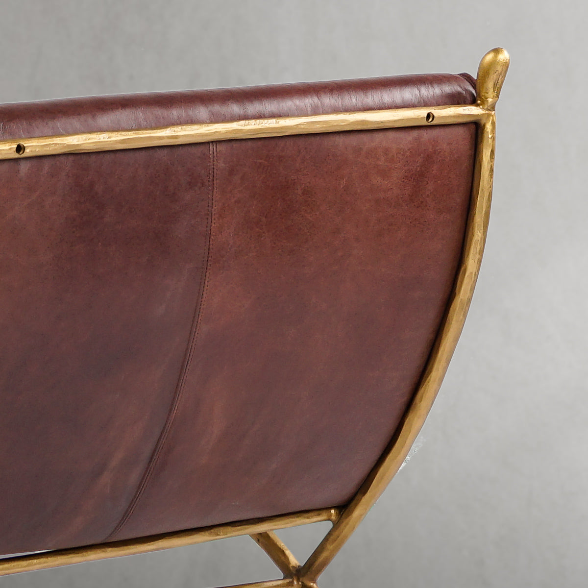 Thaddeus Vintage Leather Lounge Chair