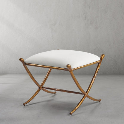 Thaddeus Horn Fabric Base Stool