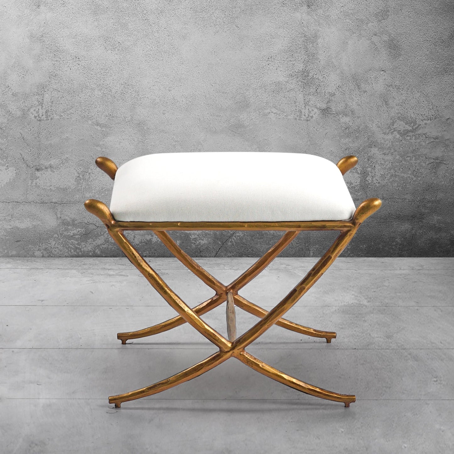 Thaddeus Horn Fabric Base Stool