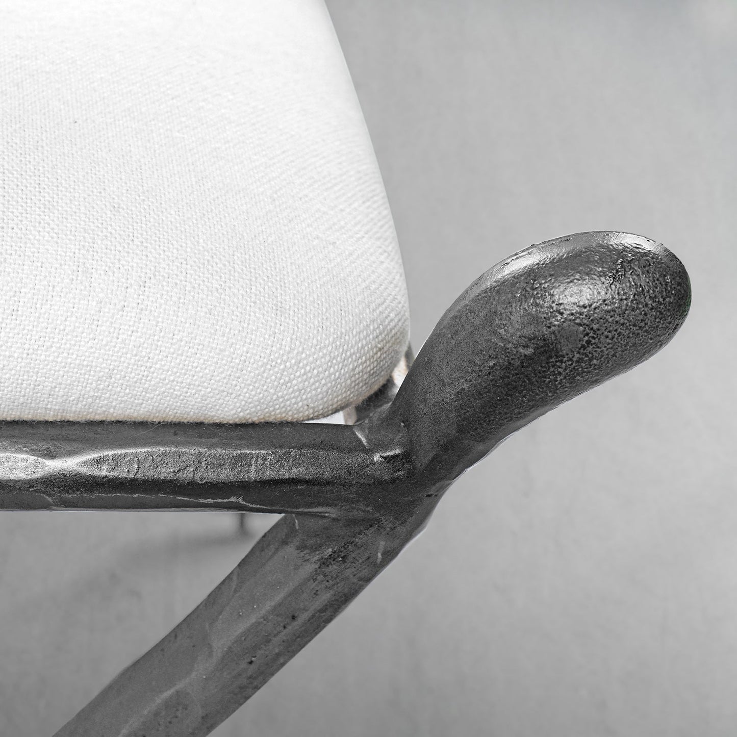 Thaddeus Horn Fabric Base Stool