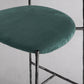 Thaddeus Green Fabric Bar Stool