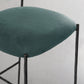 Thaddeus Green Fabric Bar Stool