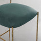 Thaddeus Green Fabric Bar Stool