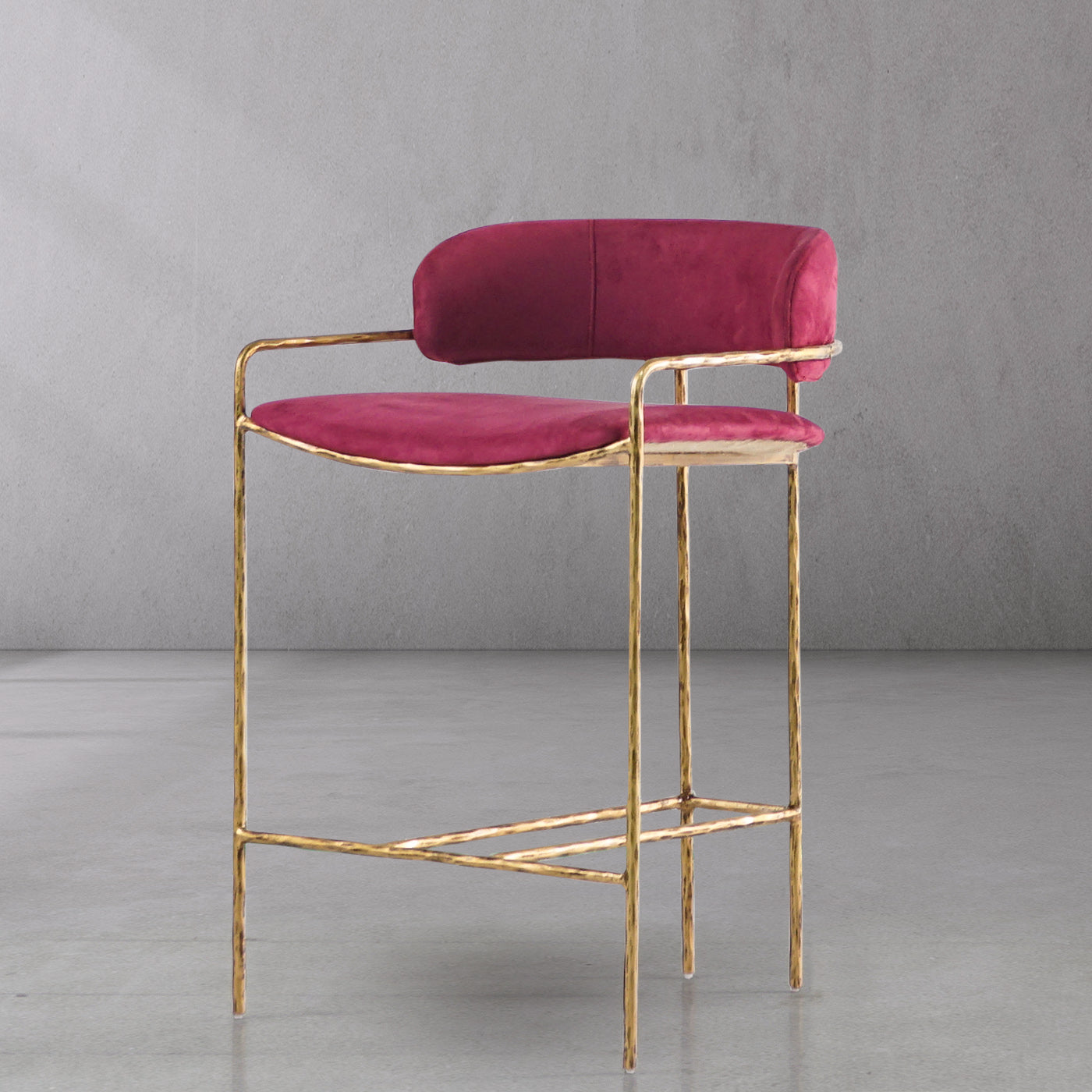 Thaddeus Vintage Armrest Bar Chair