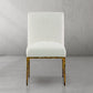 Thaddeus Minimalist Fabric Dining Chair