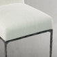 Thaddeus Minimalist Fabric Dining Chair