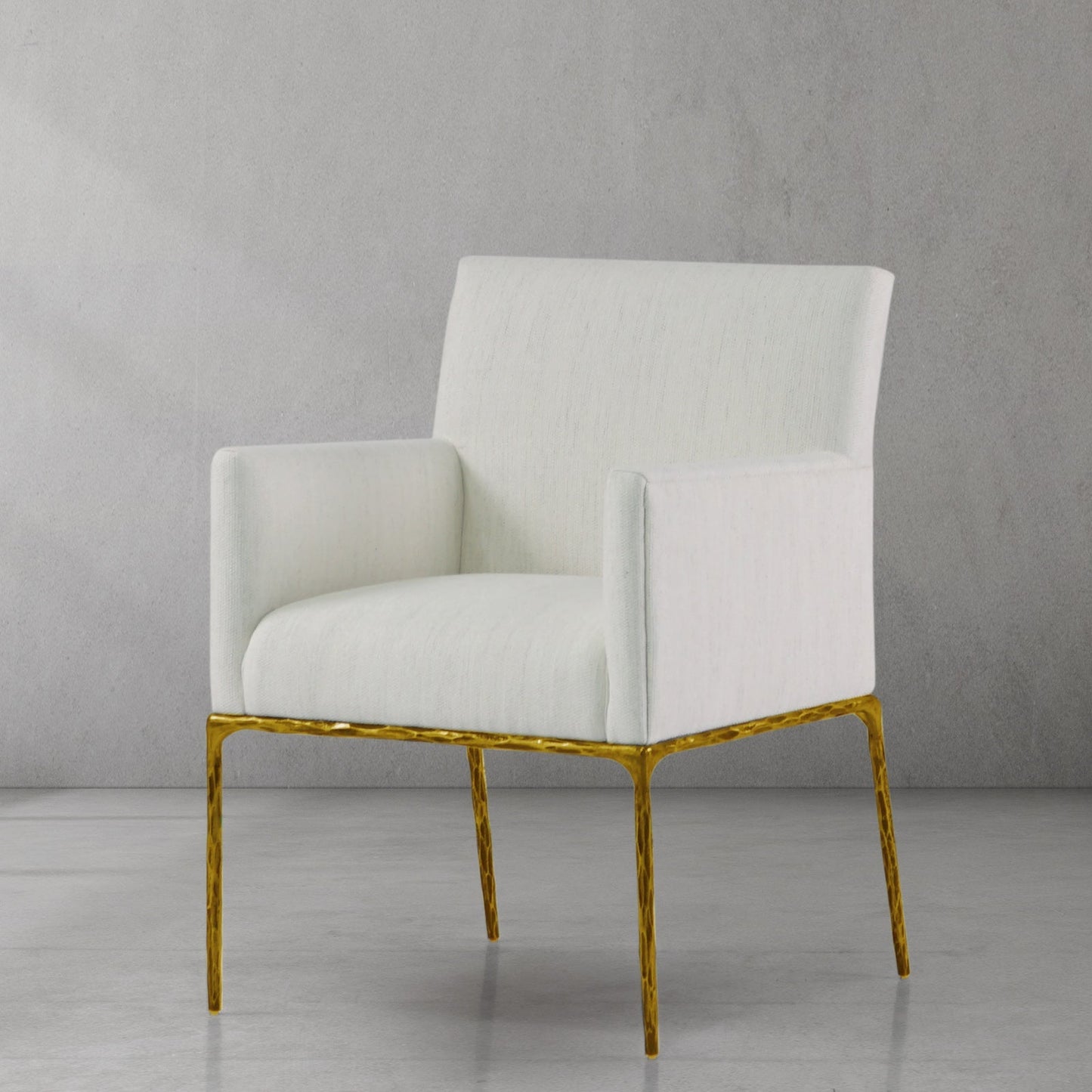 Thaddeus Track Fabric Lounge Armchair