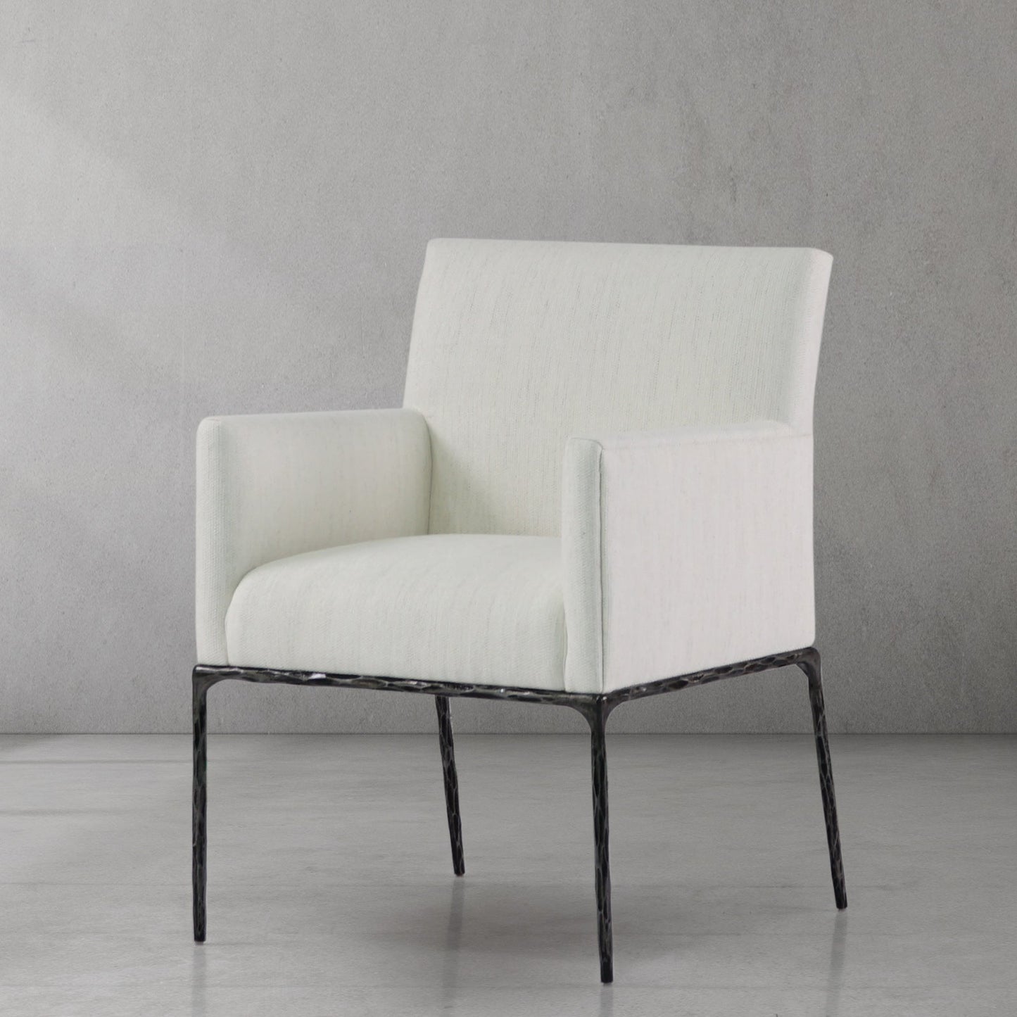 Thaddeus Track Fabric Lounge Armchair