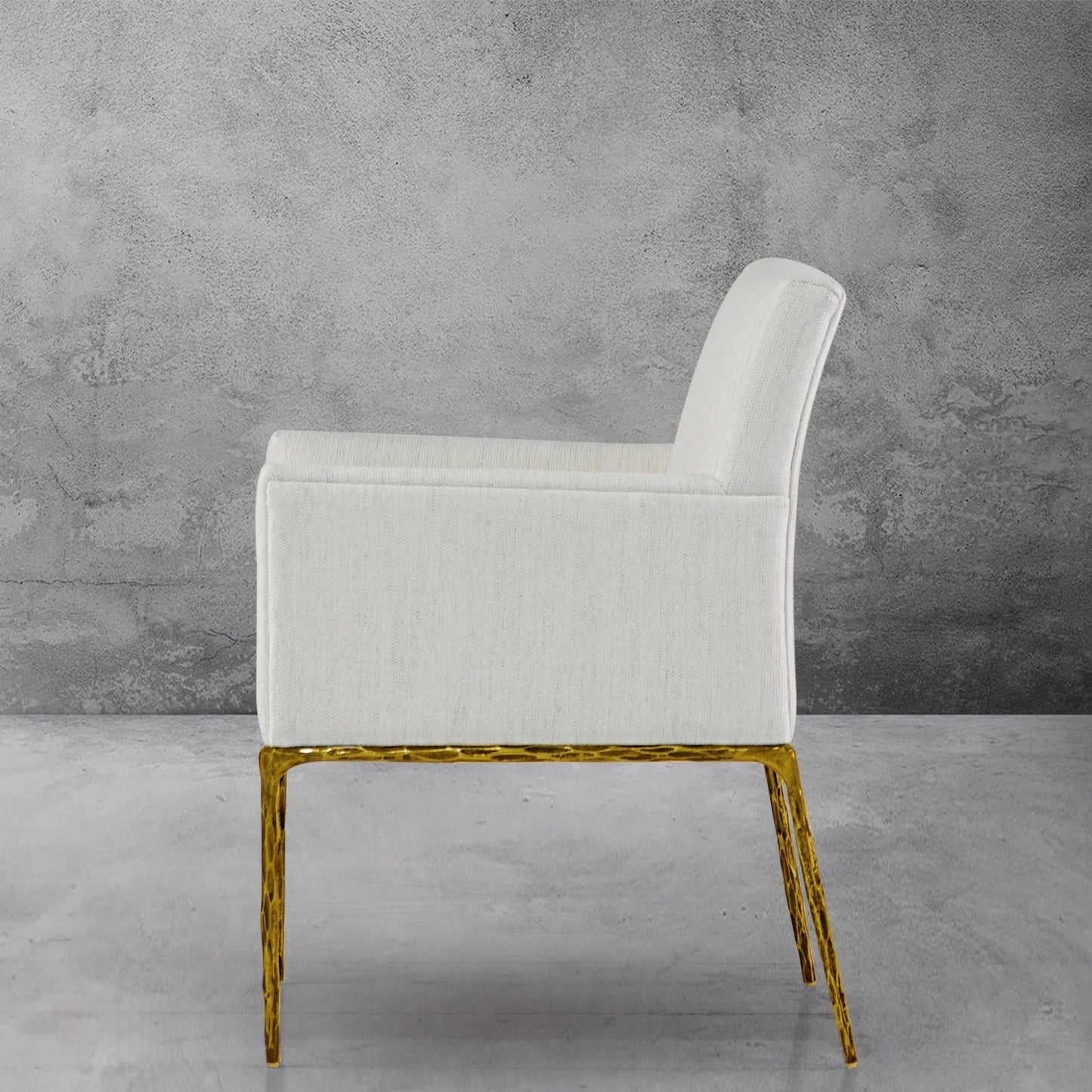 Thaddeus Track Fabric Lounge Armchair