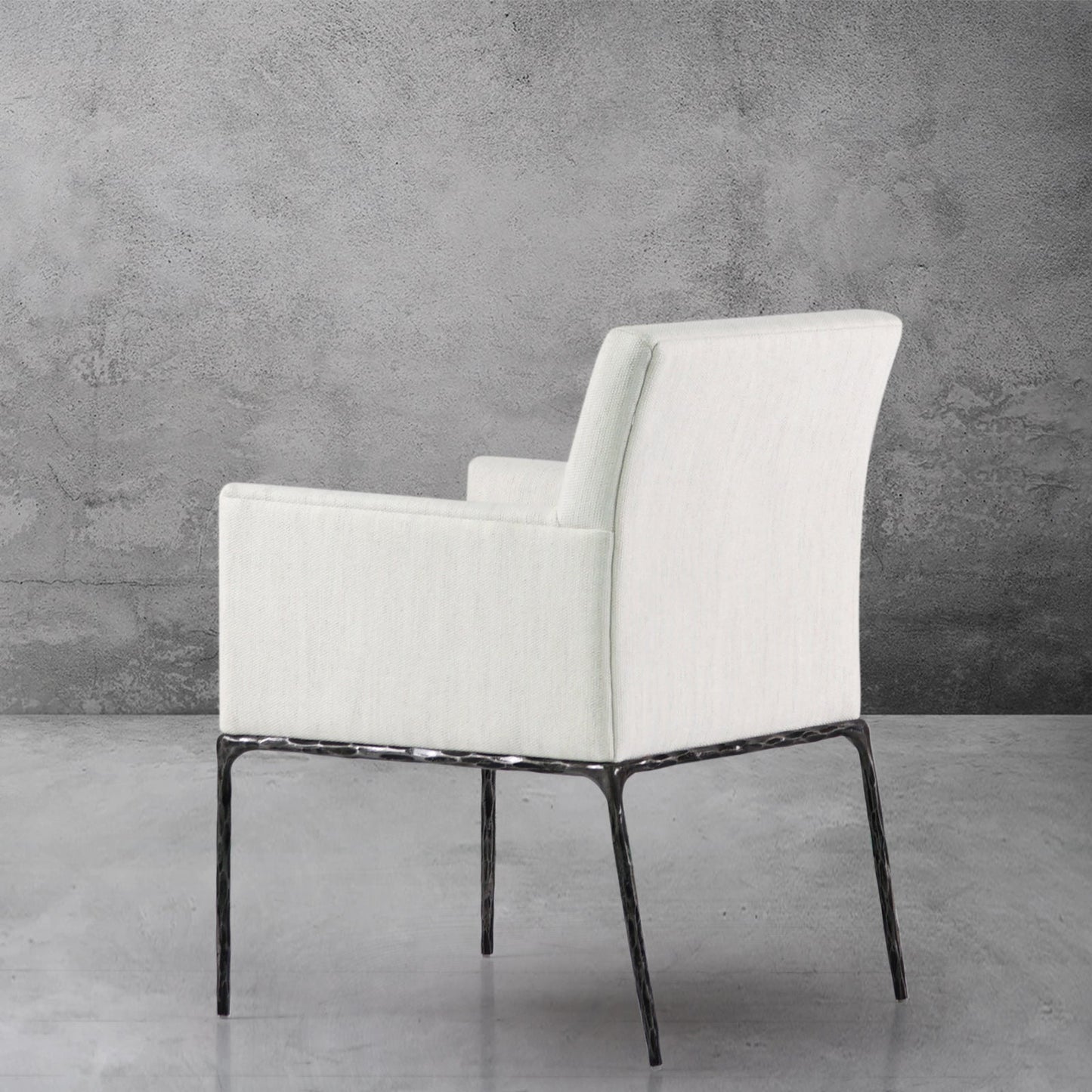 Thaddeus Track Fabric Lounge Armchair