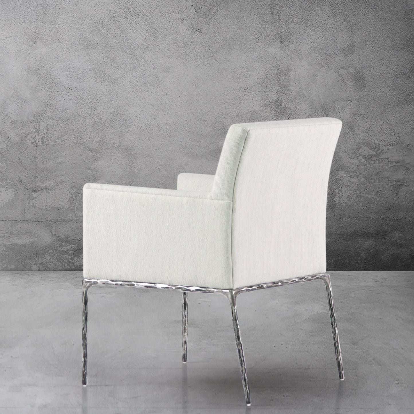 Thaddeus Track Fabric Lounge Armchair