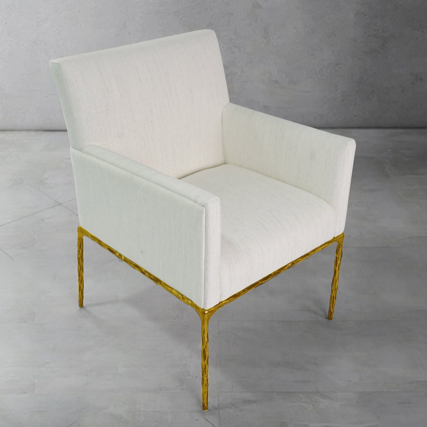 Thaddeus Track Fabric Lounge Armchair