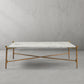 Thaddeus Square Horn Marble Coffee Table 39" 50"