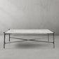 Thaddeus Square Horn Marble Coffee Table 39" 50"