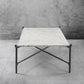 Thaddeus Square Horn Marble Coffee Table 39" 50"