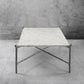 Thaddeus Square Horn Marble Coffee Table 39" 50"