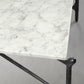 Thaddeus Square Horn Marble Coffee Table 39" 50"