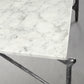Thaddeus Square Horn Marble Coffee Table 39" 50"