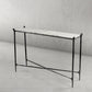 Thaddeus Rectangle Horn Marble Console Table