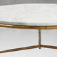 Thaddeus Marble Round Coffee Table 3 Table Legs 35"