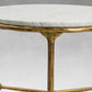 Thaddeus Marble Round Side Table 3 Table Leg 24"D
