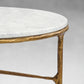 Thaddeus Marble Round Coffee Table 3 Table Legs 35"