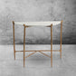 Thaddeus Horn Semi-Circle Marble Console Table