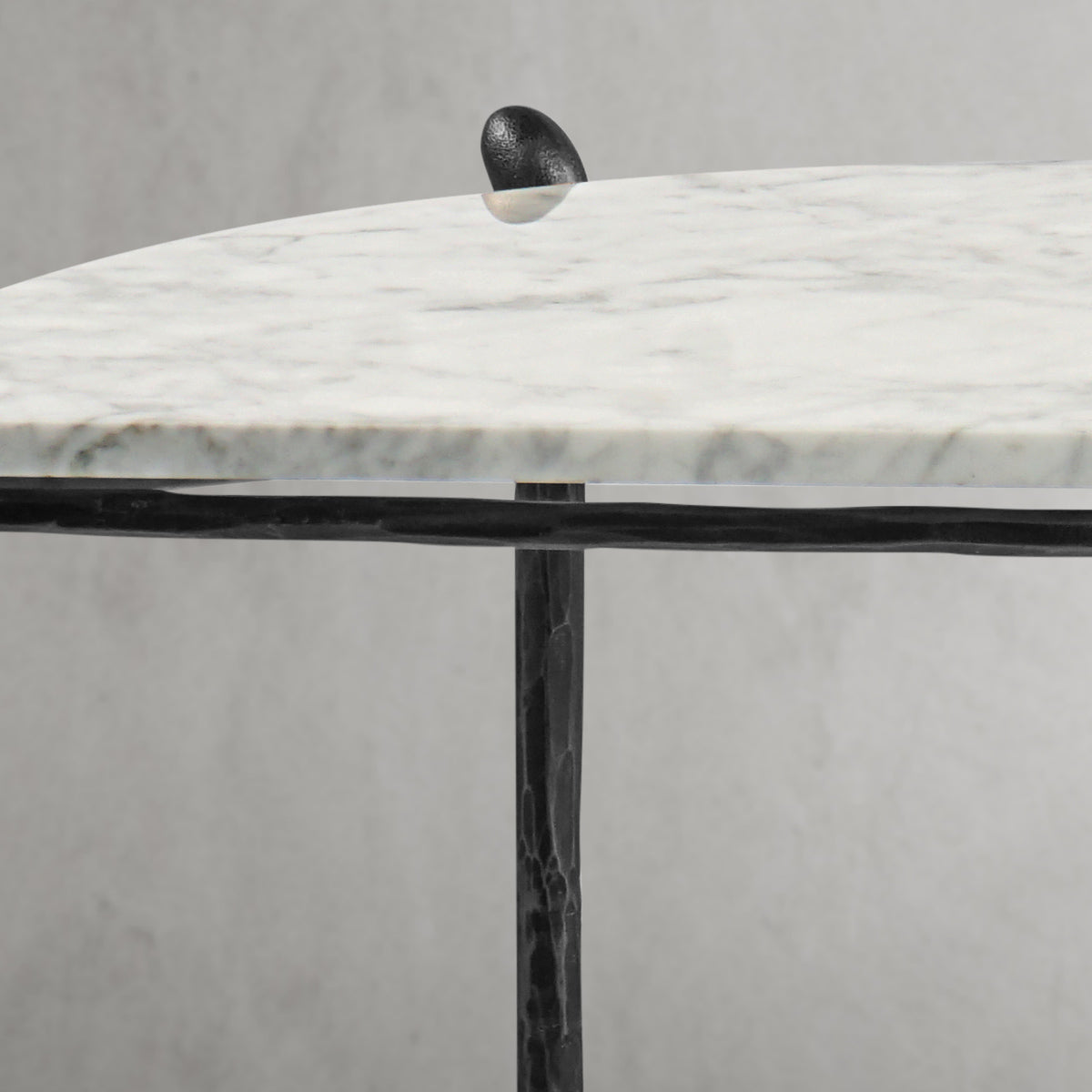 Thaddeus Horn Semi-Circle Marble Console Table