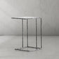 Thaddeus Glass C-Shaped Side Table