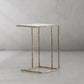 Thaddeus Glass C-Shaped Side Table