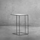 Thaddeus Glass C-Shaped Side Table