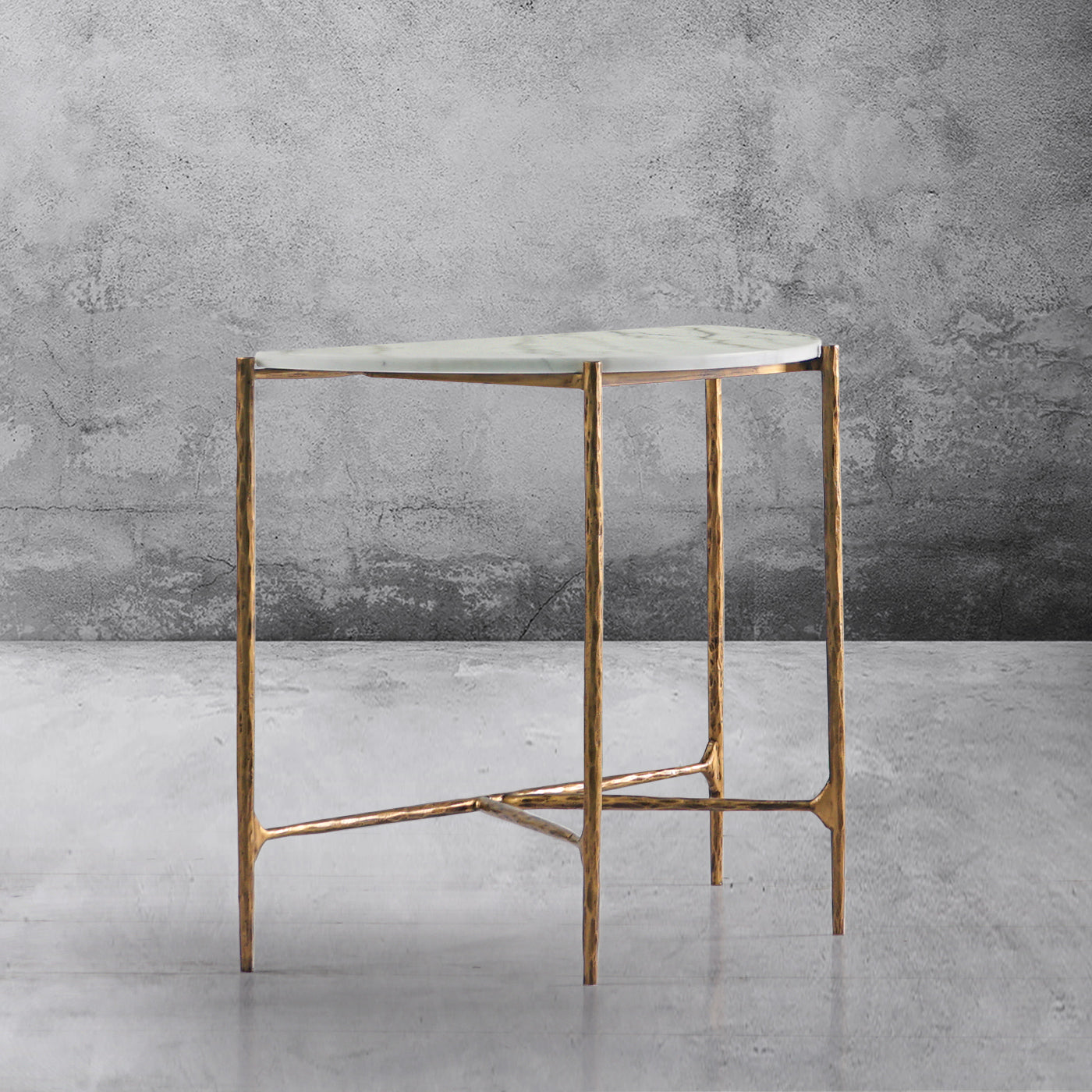 Thaddeus Semi-circle Console Table