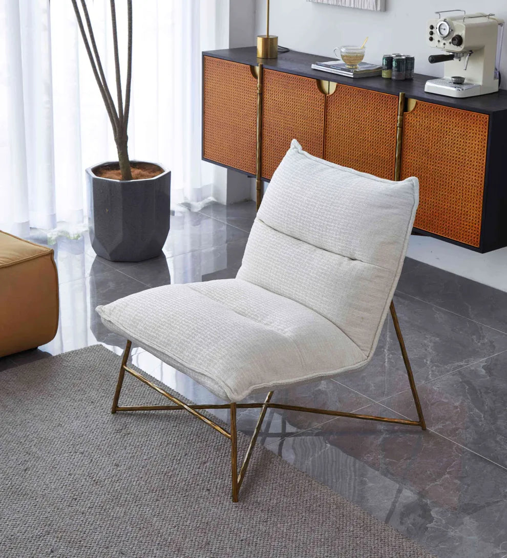 Thaddeus Metal Frame Rattan Long Side Cabinet